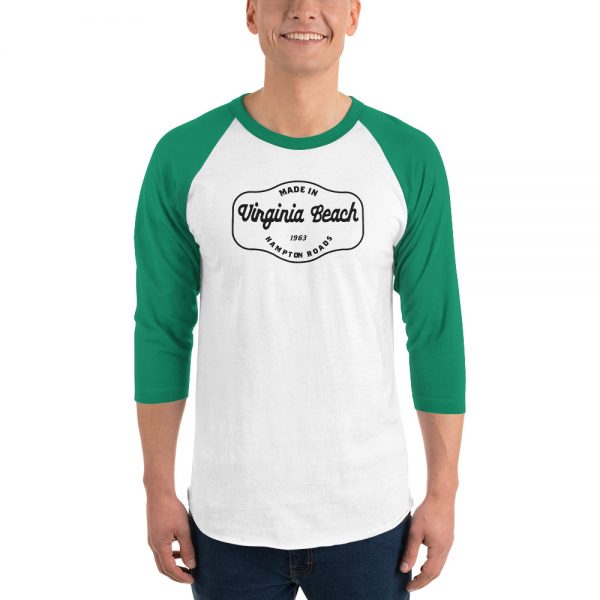 Virginia Beach 3/4 sleeve raglan shirt - Image 6