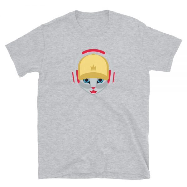 Cat Short-Sleeve Unisex T-Shirt - Image 2