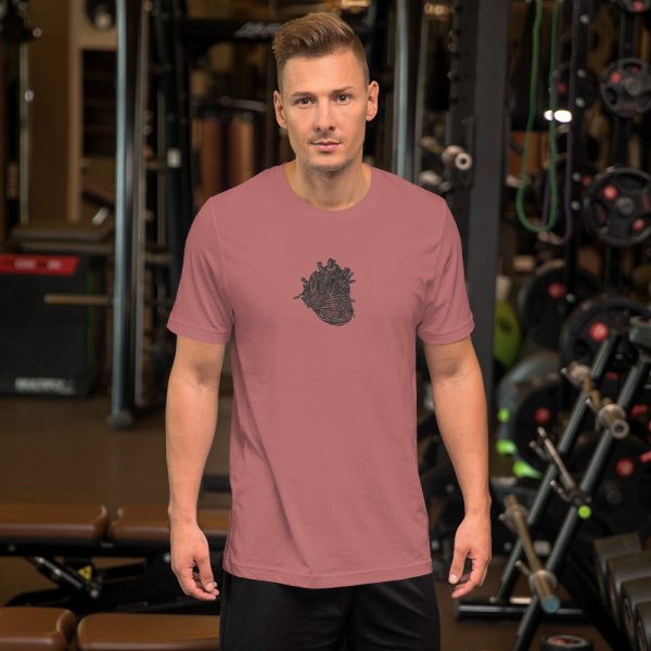 Heart Short-Sleeve Unisex T-Shirt 2 - Image 5