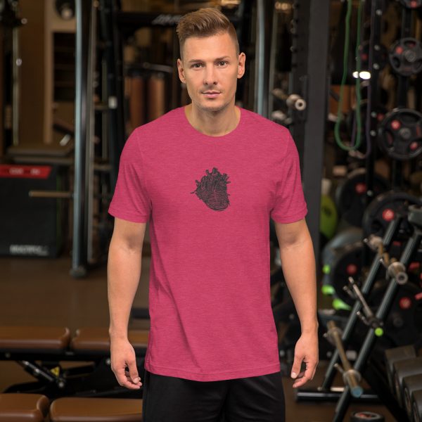 Heart Short-Sleeve Unisex T-Shirt 2 - Image 10