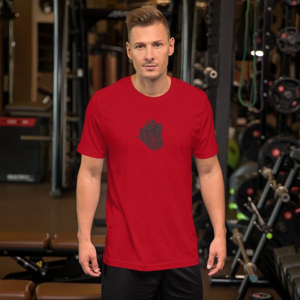 Heart Short-Sleeve Unisex T-Shirt 2 - Image 9