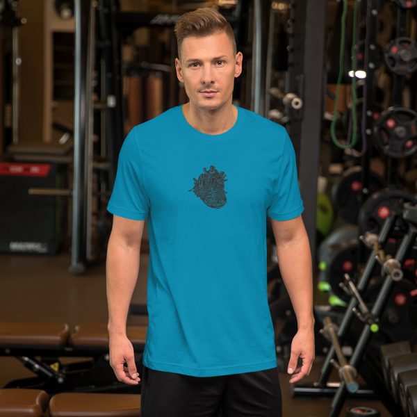 Heart Short-Sleeve Unisex T-Shirt 2 - Image 6