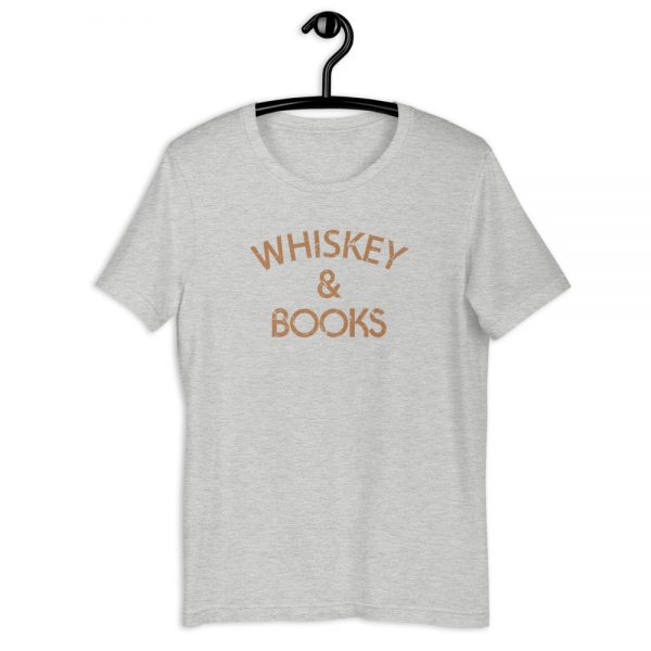 Whiskey & Books Short-Sleeve Unisex T-Shirt - Image 2