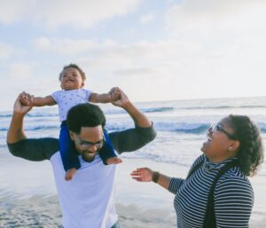 beach family fun