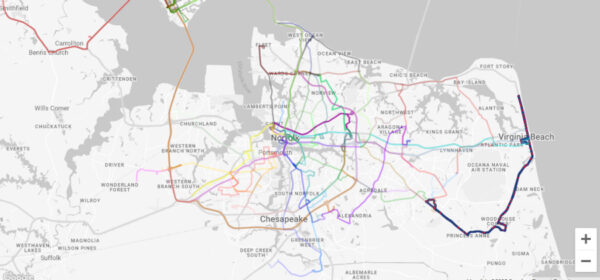 hrt interactive transit map