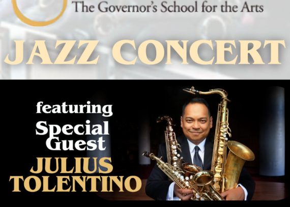 Governor’s School for the Arts Student Recital with Special Guest Julius Tolentino May 30
